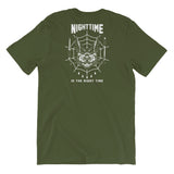"Nighttime is the Right Time" Short-Sleeve Mens T-Shirt