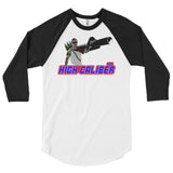 "High Caliber" Color 3/4 sleeve shirt