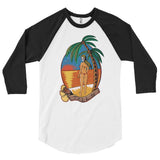 "Cheeky" Mens 3/4 sleeve raglan shirt