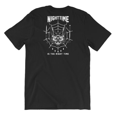 "Nighttime is the Right Time" Short-Sleeve Mens T-Shirt