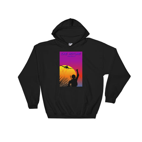 "CAS Hotline" Hooded Sweatshirt