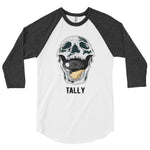 "Mouthful Nighttime" - 3/4 sleeve raglan shirt