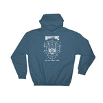 "Nighttime is the Right Time" Hooded Sweatshirt