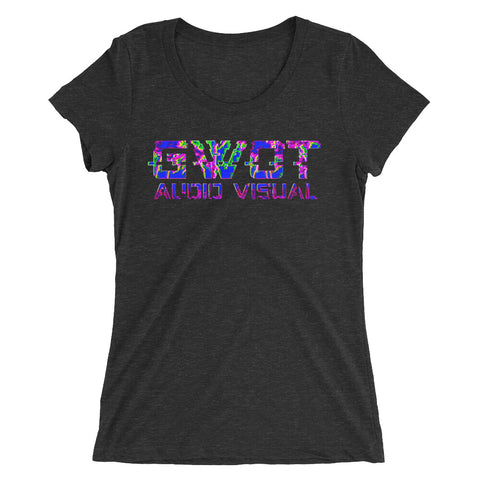 "GWOT_AV GLITCH" Ladies' short sleeve t-shirt