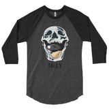 "Mouthful Nighttime" - 3/4 sleeve raglan shirt