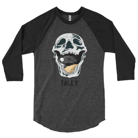 "Mouthful Nighttime" - 3/4 sleeve raglan shirt