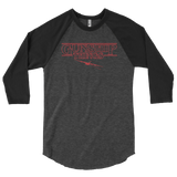 "Gunship Things" Mens 3/4 sleeve raglan shirt