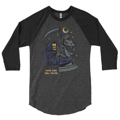 "Have Gun, Will Travel" 3/4 Baseball tee