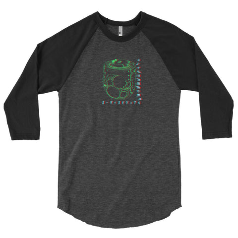 "Schematic" 3/4 sleeve shirt