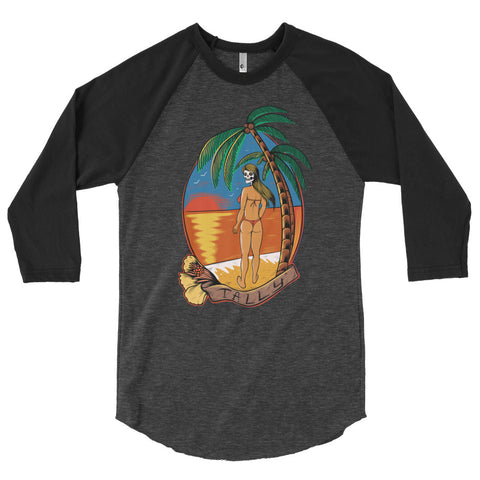"Cheeky" Mens 3/4 sleeve raglan shirt