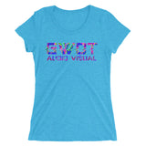 "GWOT_AV GLITCH" Ladies' short sleeve t-shirt